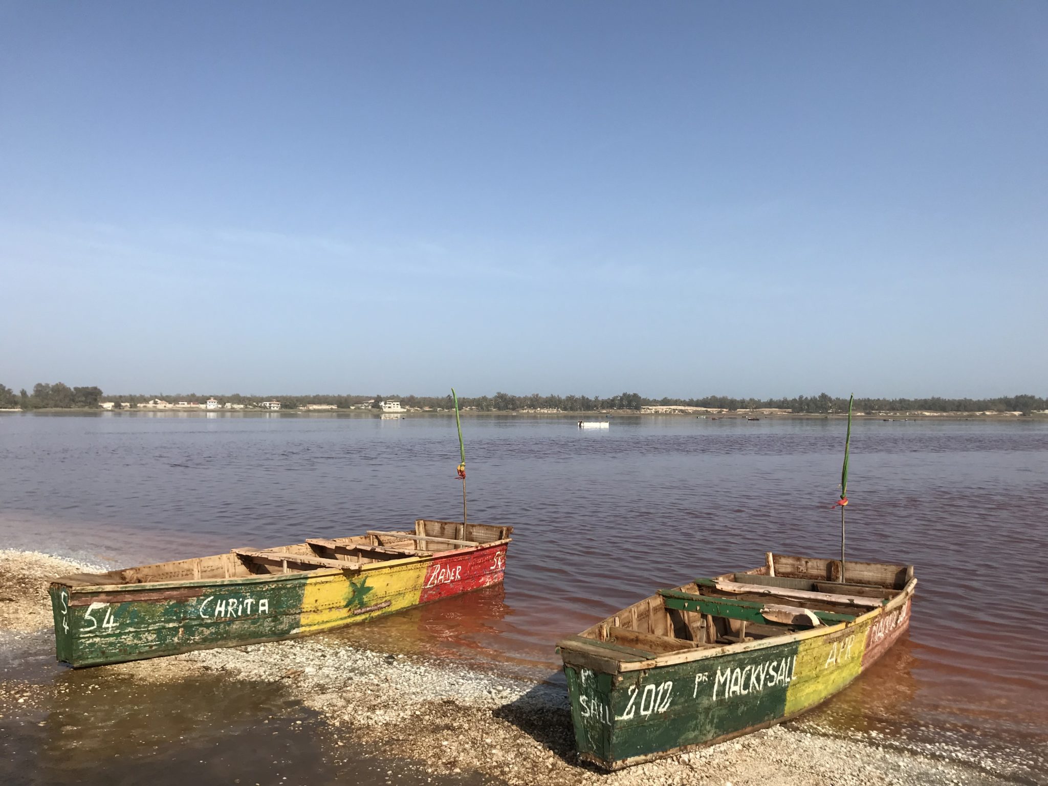 La lac rose au Sénégal