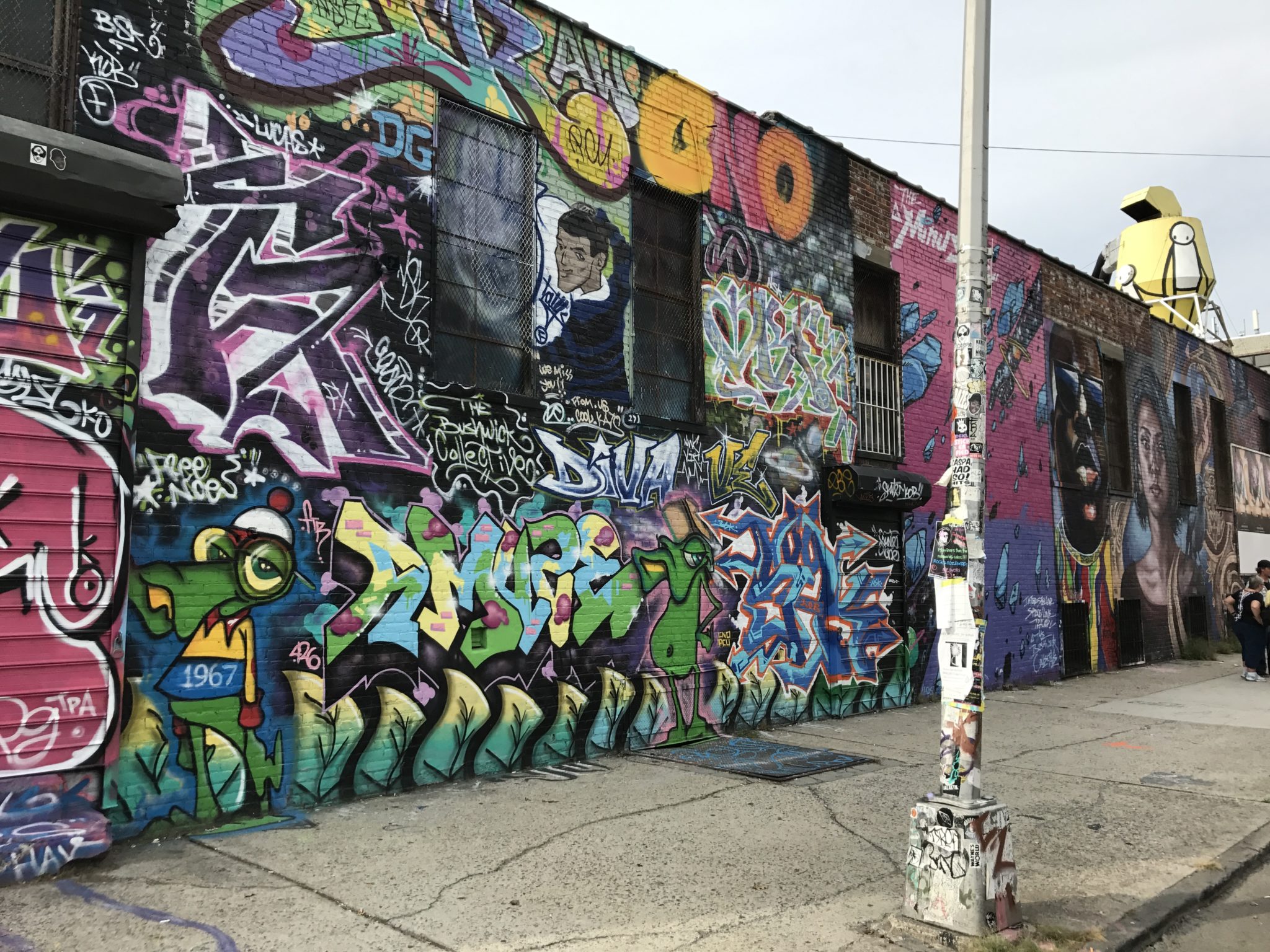 Le street art dans le quartier de Bushwick